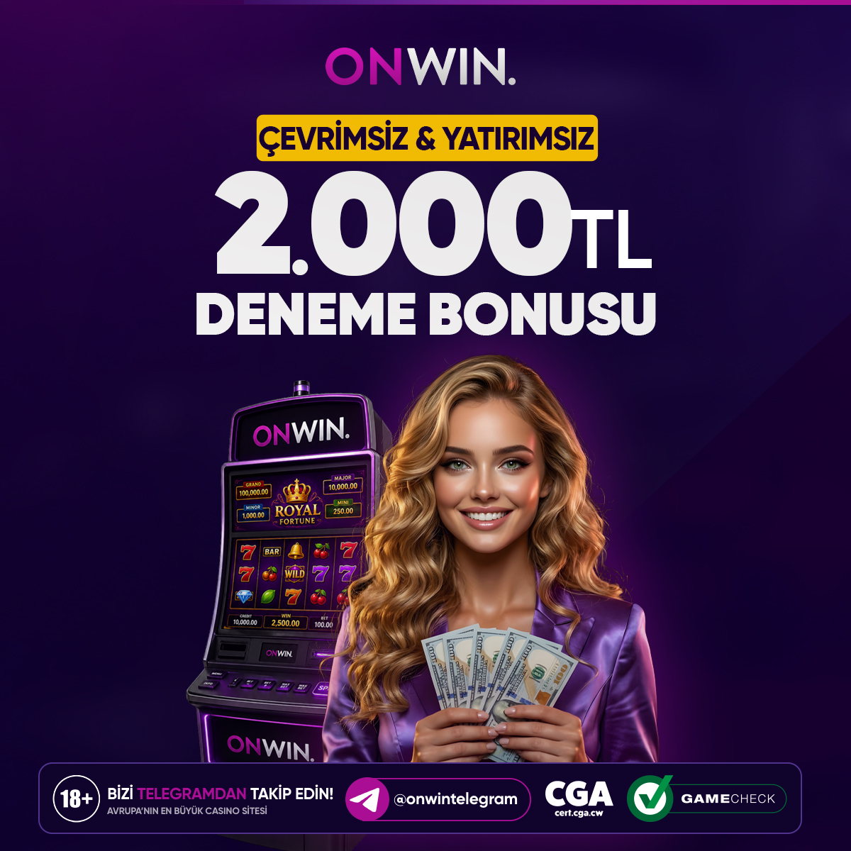 Onwin güncel bonus görseli